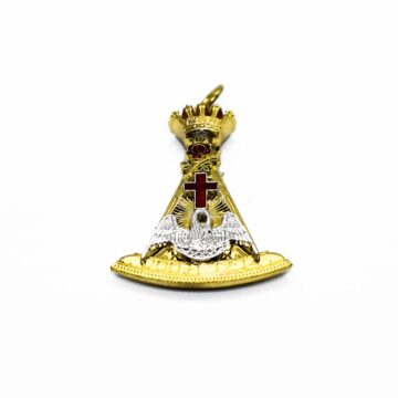 Cordon juweel Hoge Graden 18 Prins van het Soevereine Rozenkruis Rosecroix Dutch nederlandse regalia maçonniek Vrijmetselarij Vrijmetselaarswinkel Loge Benelux