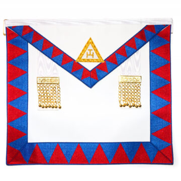 Schootsvel Royal Arch Triple Tau Heilig Koninklijk Gewelf Blauwe Graden Dutch nederlandse regalia maçonniek Vrijmetselarij Vrijmetselaarswinkel Loge Benelux steekzak