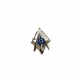 Reversspeld pin Blauwe Graden nederlandse regalia maçonniek Vrijmetselarij Vrijmetselaarswinkel Loge