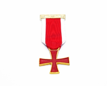 Borstjuweel Ridder Tempeliers Knights Templar nederlandse regalia maçonniek Vrijmetselarij Vrijmetselaarswinkel Loge