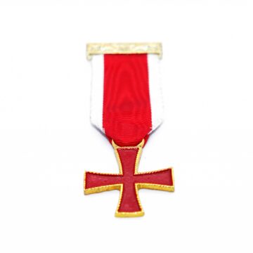 Borstjuweel Ridder Tempeliers Knights Templar nederlandse regalia maçonniek Vrijmetselarij Vrijmetselaarswinkel Loge