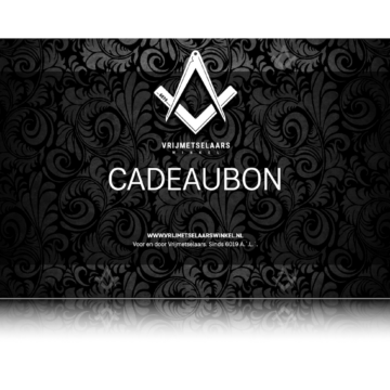 cadeaubon nederlandse regalia maçonniek Vrijmetselarij Vrijmetselaarswinkel Loge Blauwe Graden