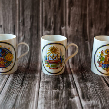 Porseleinen mokken set