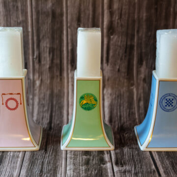 Porseleinen Kandelaars